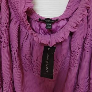 Lane Bryant Purple Blouse